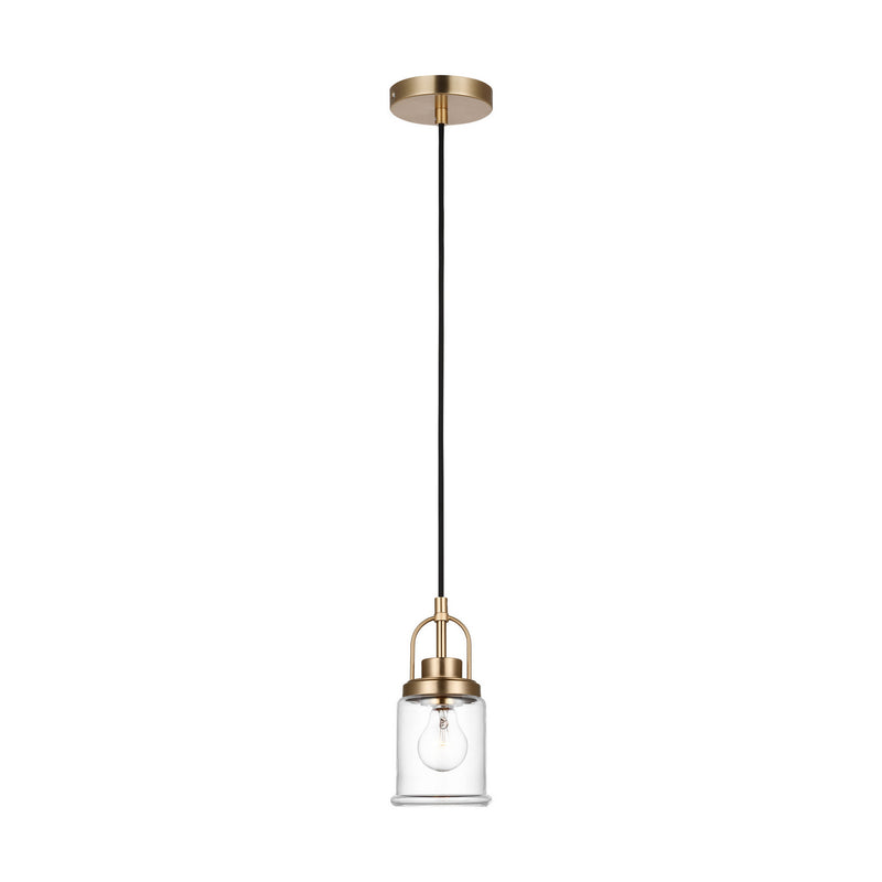 Visual Comfort Studio 6544701-848 Anders One Light Pendant, Satin Brass Main Image.jpg