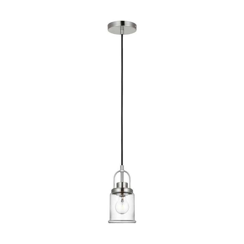 Visual Comfort Studio 6544701-962 Anders One Light Pendant, Brushed Nickel Main Image.jpg