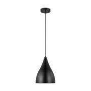 Visual Comfort Studio 6545301-112 Oden One Light Pendant, Midnight Black Main Image.jpg