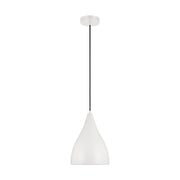 Visual Comfort Studio 6545301-115 Oden One Light Pendant, Matte White Main Image.jpg