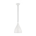 Visual Comfort Studio 6545301-115 Oden One Light Pendant, Matte White Main Image.jpg