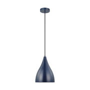 Visual Comfort Studio 6545301EN3-127 Oden LED Pendant, Navy Main Image.jpg
