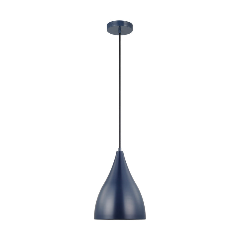 Visual Comfort Studio 6545301EN3-127 Oden LED Pendant, Navy Main Image.jpg