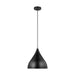 Visual Comfort Studio 6645301-112 Oden One Light Pendant, Midnight Black Main Image.jpg