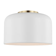 Visual Comfort Studio 7505401-115 Malone One Light Flush Mount, Matte White Alternate Image.jpg