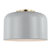 Visual Comfort Studio 7505401-118 Malone One Light Flush Mount, Matte Grey Alternate Image.jpg