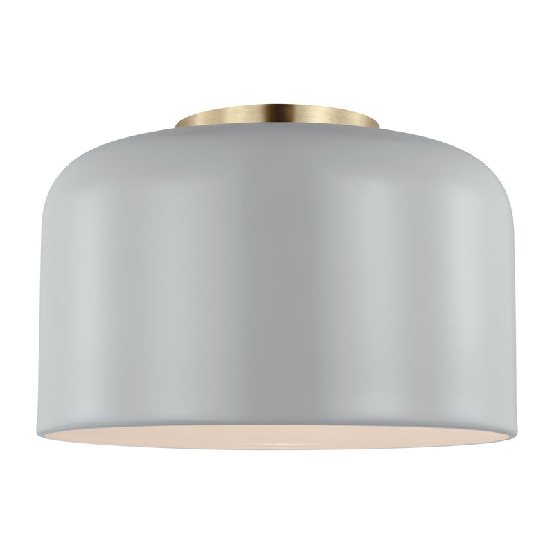 Visual Comfort Studio 7505401-118 Malone One Light Flush Mount, Matte Grey Alternate Image.jpg