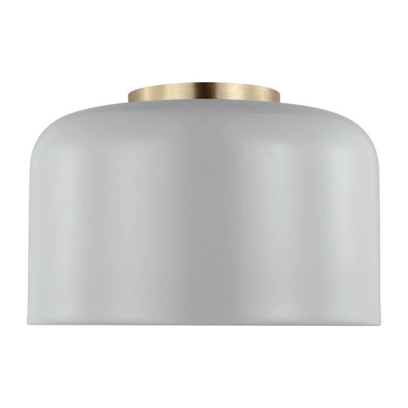 Visual Comfort Studio 7505401-118 Malone One Light Flush Mount, Matte Grey Main Image.jpg