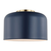 Visual Comfort Studio 7505401-127 Malone One Light Flush Mount, Navy Alternate Image.jpg