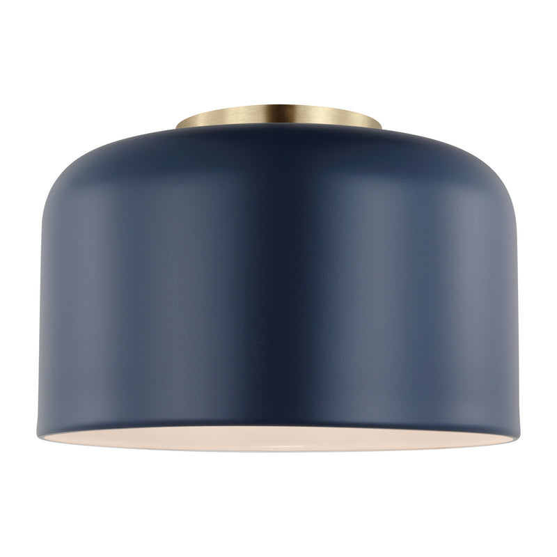 Visual Comfort Studio 7505401-127 Malone One Light Flush Mount, Navy Alternate Image.jpg