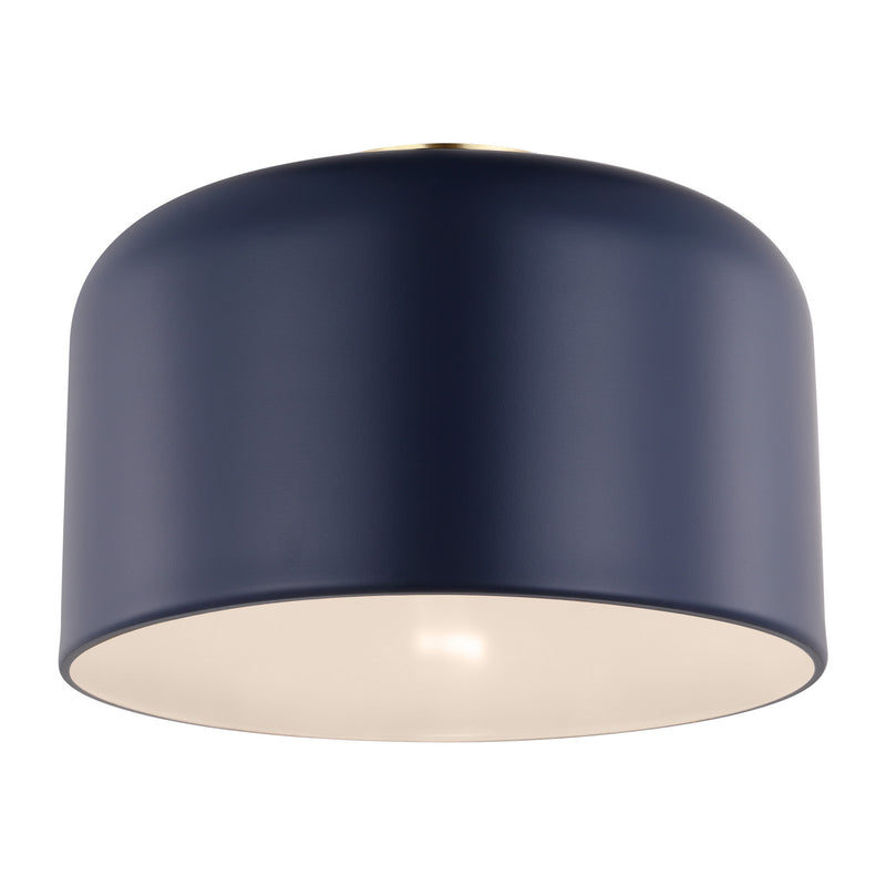 Visual Comfort Studio 7505401-127 Malone One Light Flush Mount, Navy Alternate Image 2.jpg