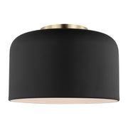 Visual Comfort Studio 7505401EN3-112 Malone LED Flush Mount, Midnight Black Alternate Image.jpg