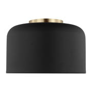 Visual Comfort Studio 7505401EN3-112 Malone LED Flush Mount, Midnight Black Main Image.jpg