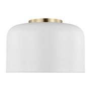Visual Comfort Studio 7505401EN3-115 Malone LED Flush Mount, Matte White Main Image.jpg