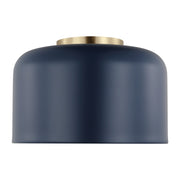 Visual Comfort Studio 7505401EN3-127 Malone LED Flush Mount, Navy Main Image.jpg