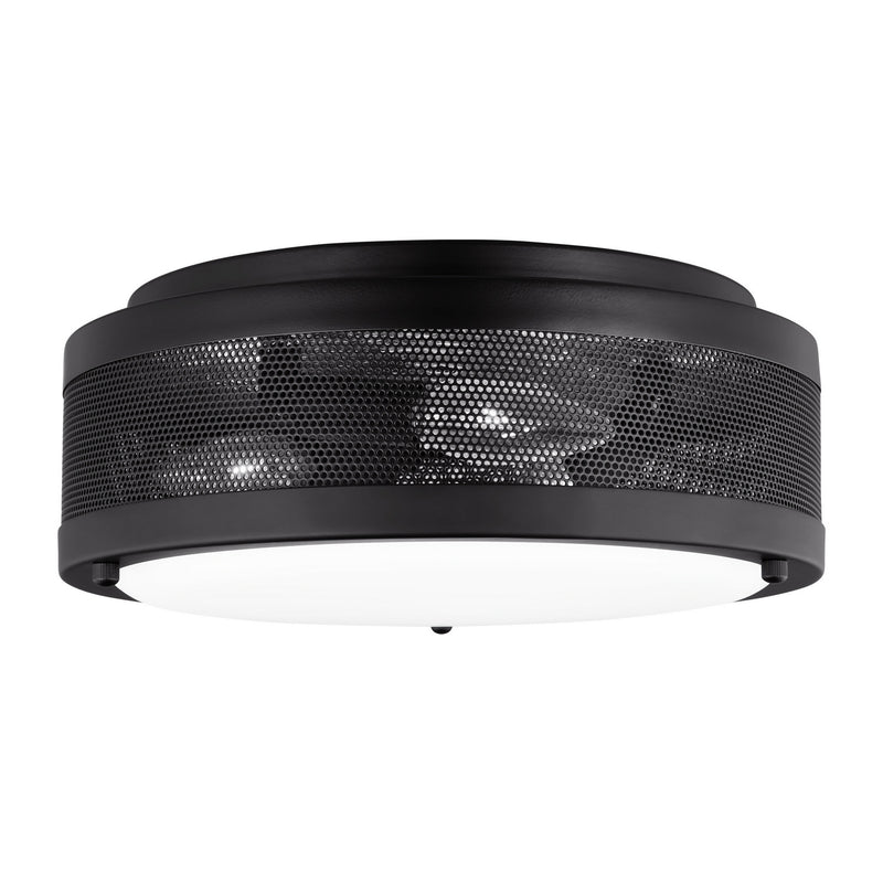 Visual Comfort Studio 7532003EN-112 Vander LED Flush Mount, Midnight Black Main Image.jpg