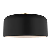 Visual Comfort Studio 7605401-112 Malone One Light Flush Mount, Midnight Black Alternate Image.jpg