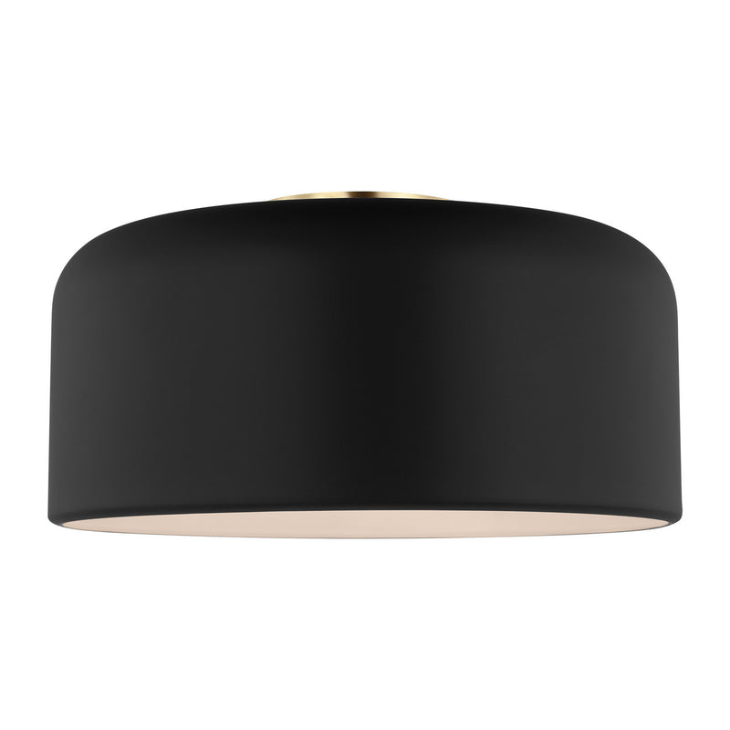 Visual Comfort Studio 7605401-112 Malone One Light Flush Mount, Midnight Black Alternate Image.jpg
