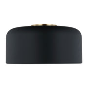 Visual Comfort Studio 7605401-112 Malone One Light Flush Mount, Midnight Black Main Image.jpg