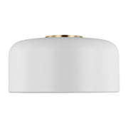 Visual Comfort Studio 7605401-115 Malone One Light Flush Mount, Matte White Main Image.jpg