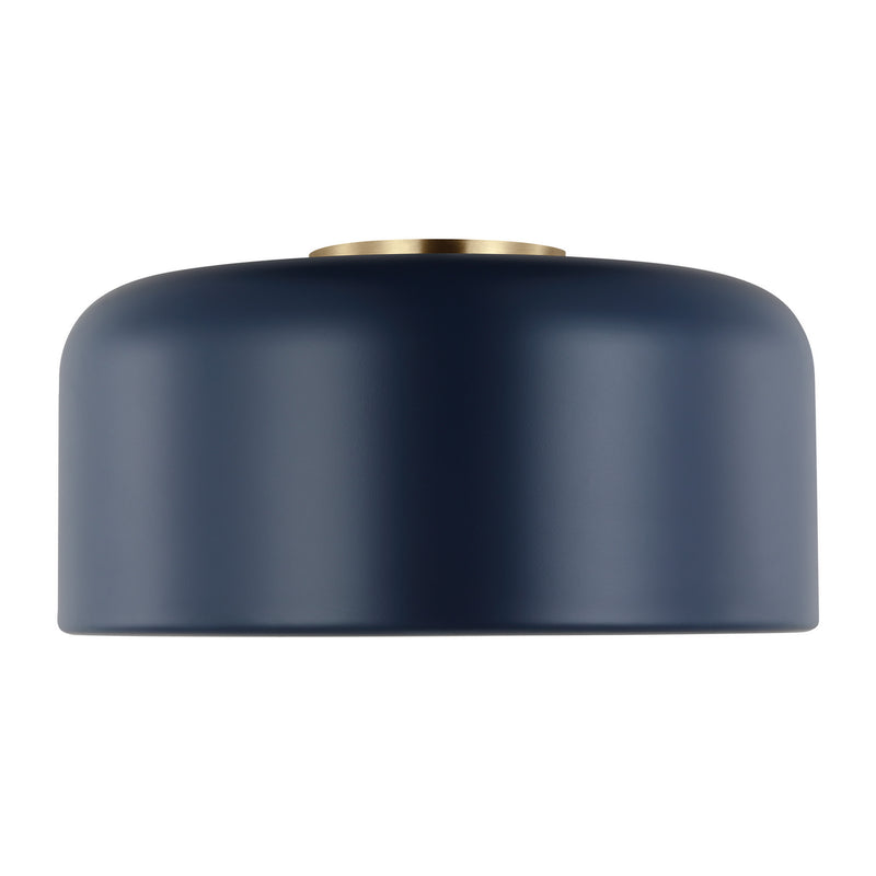 Visual Comfort Studio 7605401-127 Malone One Light Flush Mount, Navy Main Image.jpg
