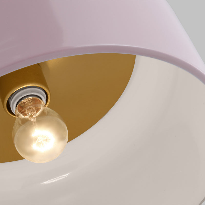 Visual Comfort Studio 7605401-136 Malone One Light Flush Mount, Rose Alternate Image 3.jpg