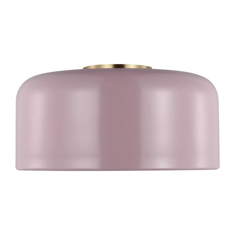 Visual Comfort Studio 7605401-136 Malone One Light Flush Mount, Rose Main Image.jpg