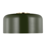 Visual Comfort Studio 7605401-145 Malone One Light Flush Mount, Olive Main Image.jpg