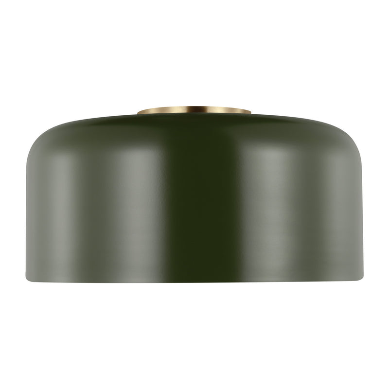 Visual Comfort Studio 7605401-145 Malone One Light Flush Mount, Olive Main Image.jpg