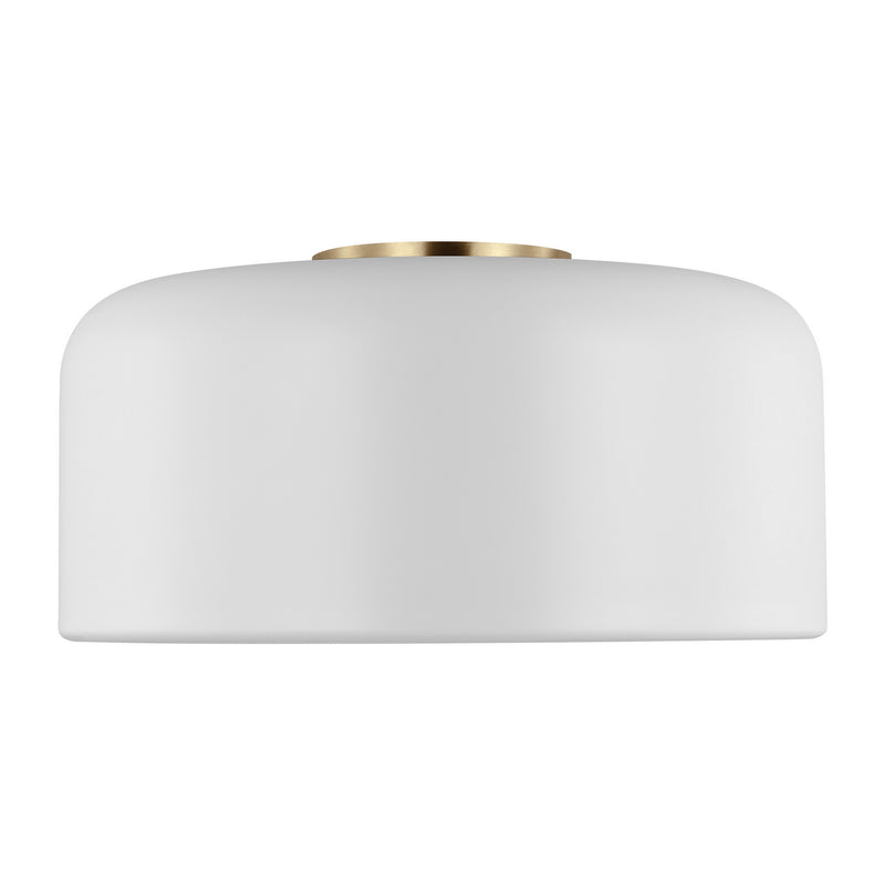 Visual Comfort Studio 7605401EN3-115 Malone LED Flush Mount, Matte White Main Image.jpg