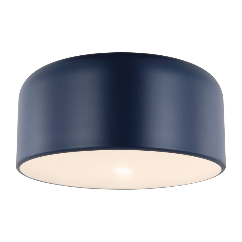 Visual Comfort Studio 7605401EN3-127 Malone LED Flush Mount, Navy Alternate Image 2.jpg