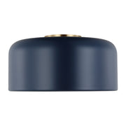 Visual Comfort Studio 7605401EN3-127 Malone LED Flush Mount, Navy Main Image.jpg