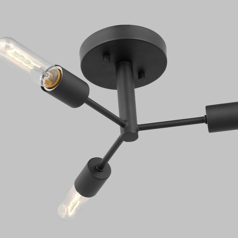 Visual Comfort Studio 7700503-112 Axis Three Light Semi-Flush Mount, Midnight Black Alternate Image 3.jpg