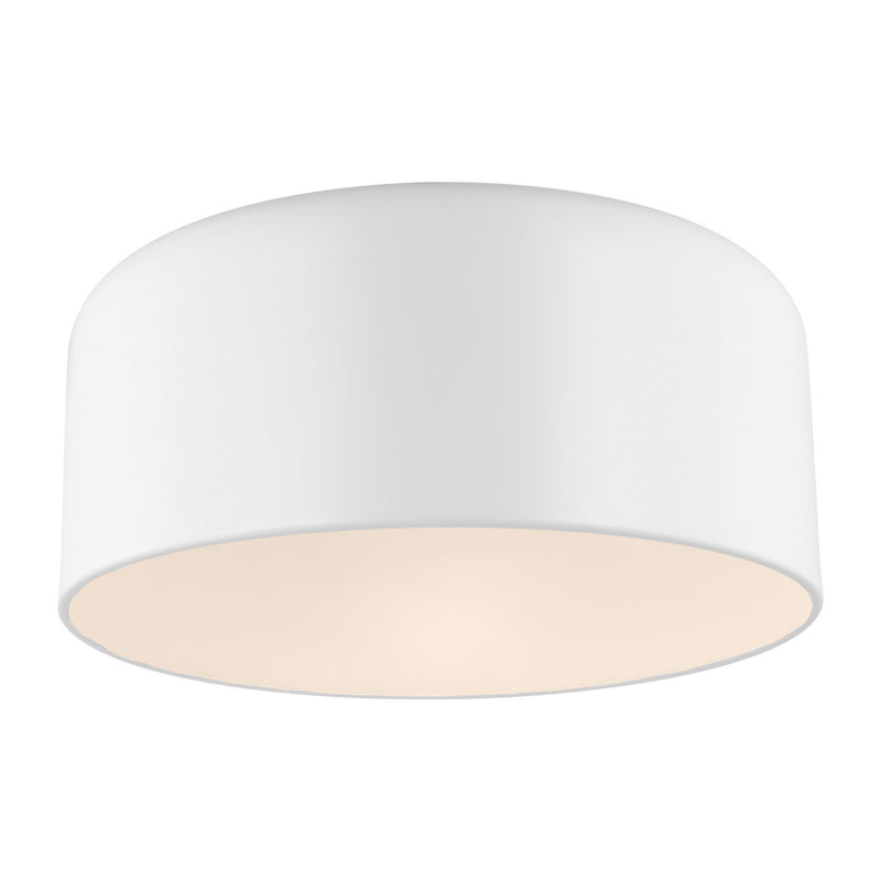 Visual Comfort Studio 7705401-115 Malone One Light Flush Mount, Matte White Alternate Image 2.jpg