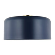 Visual Comfort Studio 7705401-127 Malone One Light Flush Mount, Navy Main Image.jpg