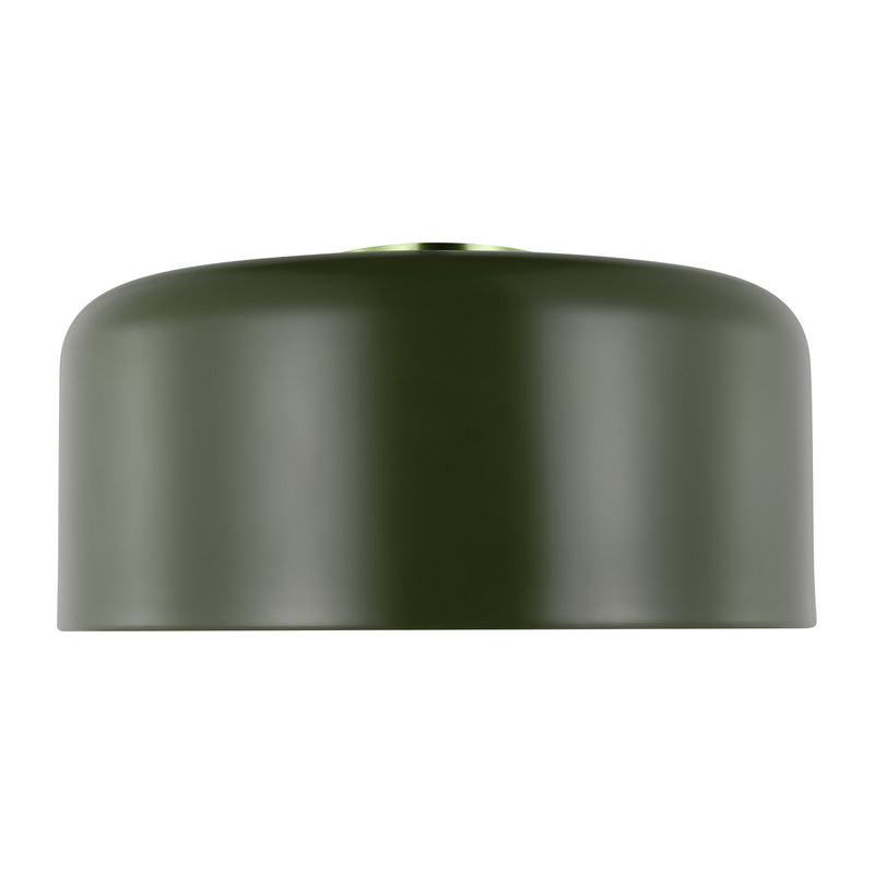 Visual Comfort Studio 7705401-145 Malone One Light Flush Mount, Olive Main Image.jpg
