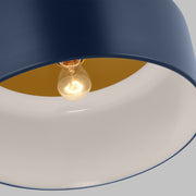 Visual Comfort Studio 7705401EN3-127 Malone LED Flush Mount, Navy Alternate Image 3.jpg