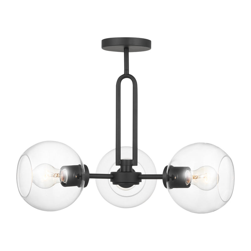 Visual Comfort Studio 7755703-112 Codyn Three Light Semi-Flush Mount, Midnight Black Main Image.jpg