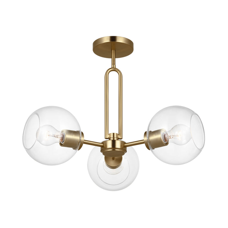 Visual Comfort Studio 7755703-848 Codyn Three Light Semi-Flush Mount, Satin Brass Alternate Image.jpg