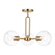 Visual Comfort Studio 7755703-848 Codyn Three Light Semi-Flush Mount, Satin Brass Main Image.jpg