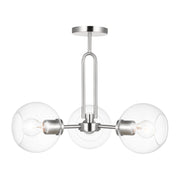Visual Comfort Studio 7755703-962 Codyn Three Light Semi-Flush Mount, Brushed Nickel Main Image.jpg