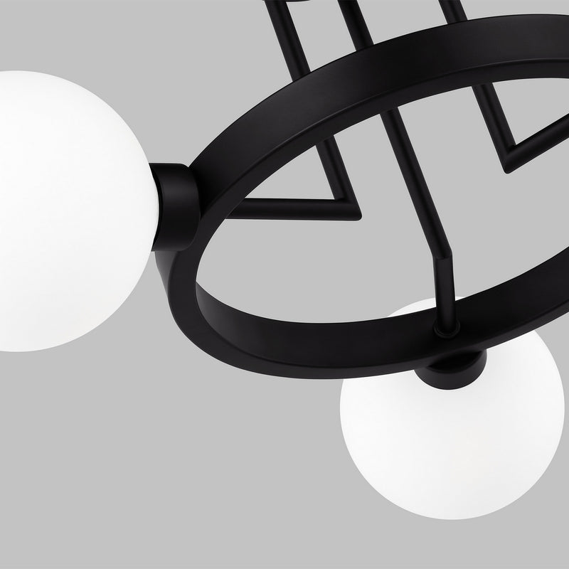 Visual Comfort Studio 7761603-112 Clybourn Three Light Semi-Flush Mount, Midnight Black Alternate Image 2.jpg