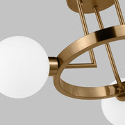 Visual Comfort Studio 7761603-848 Clybourn Three Light Semi-Flush Mount, Satin Brass Alternate Image 2.jpg