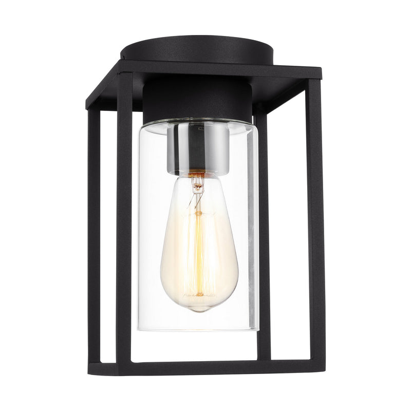 Visual Comfort Studio 7831101-12 Vado One Light Outdoor Flush Mount, Black Main Image.jpg