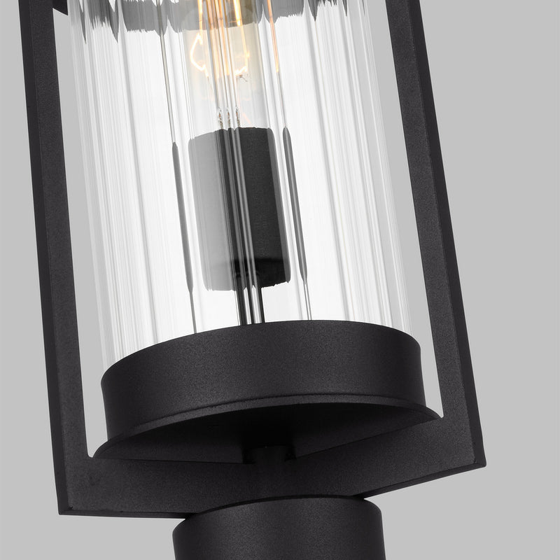 Visual Comfort Studio 8226701-12 Alcona One Light Outdoor Post Lantern, Black Alternate Image 2.jpg