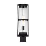 Visual Comfort Studio 8226701-12 Alcona One Light Outdoor Post Lantern, Black Main Image.jpg