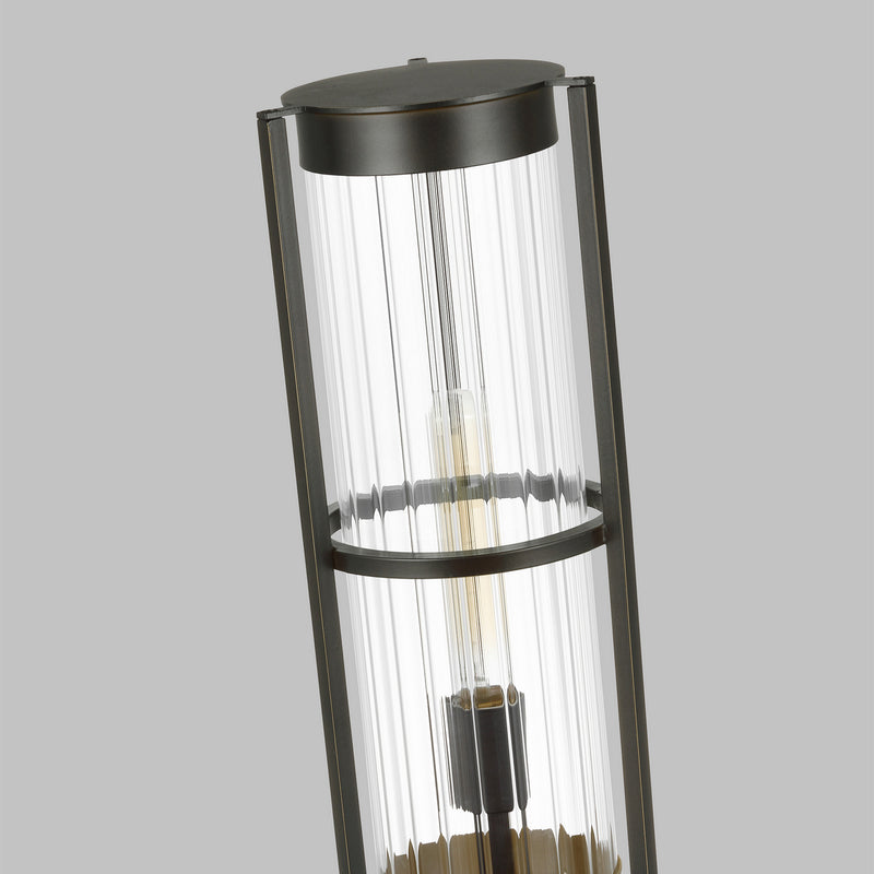 Visual Comfort Studio 8226701-71 Alcona One Light Outdoor Post Lantern, Antique Bronze Alternate Image 2.jpg