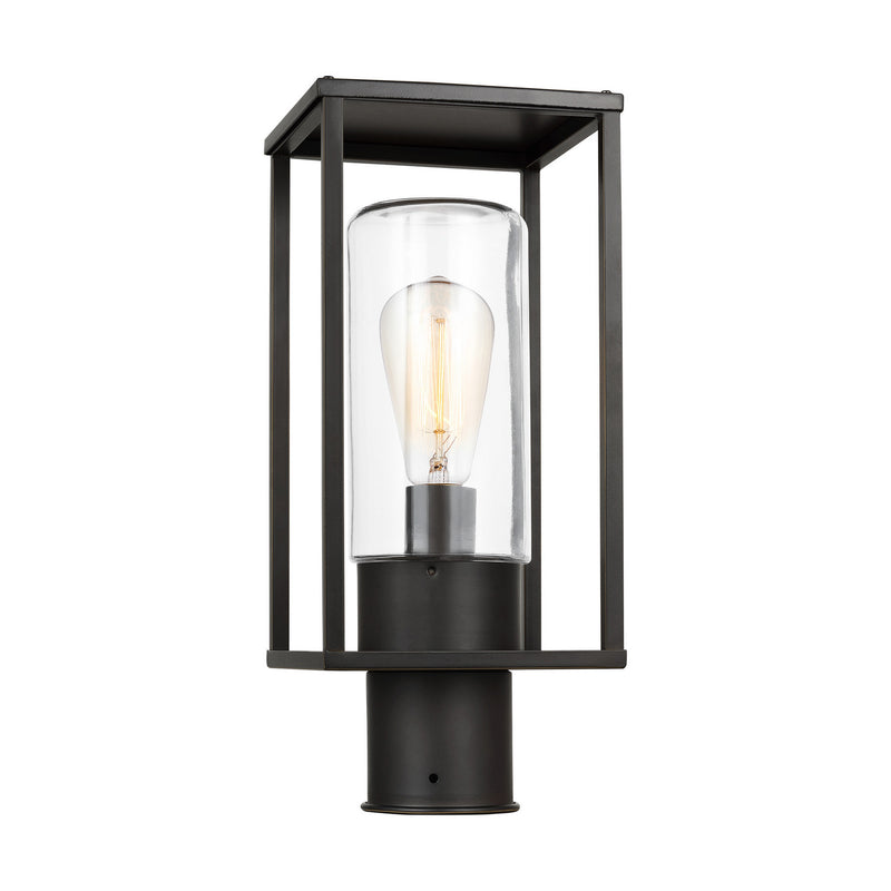 Visual Comfort Studio 8231101-71 Vado One Light Outdoor Post Lantern, Antique Bronze Main Image.jpg