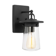 Generation Lighting 8508901-12 Tybee One Light Outdoor Wall Lantern, Black Alternate Image.jpg