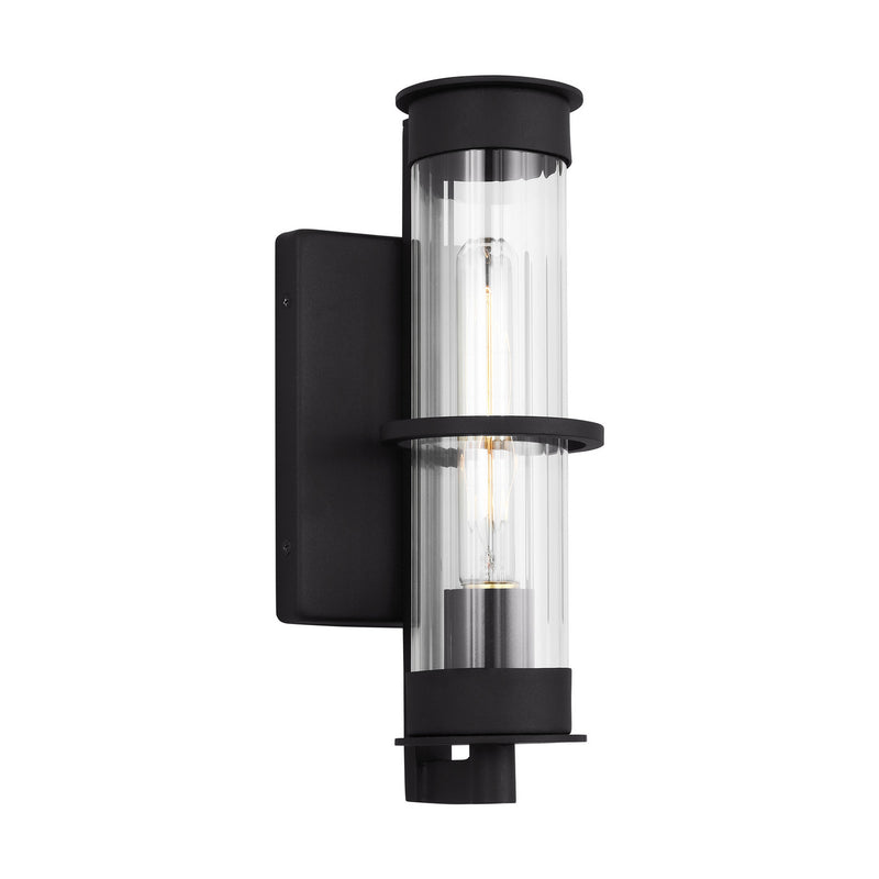 Visual Comfort Studio 8526701-12 Alcona One Light Outdoor Wall Lantern, Black Alternate Image.jpg
